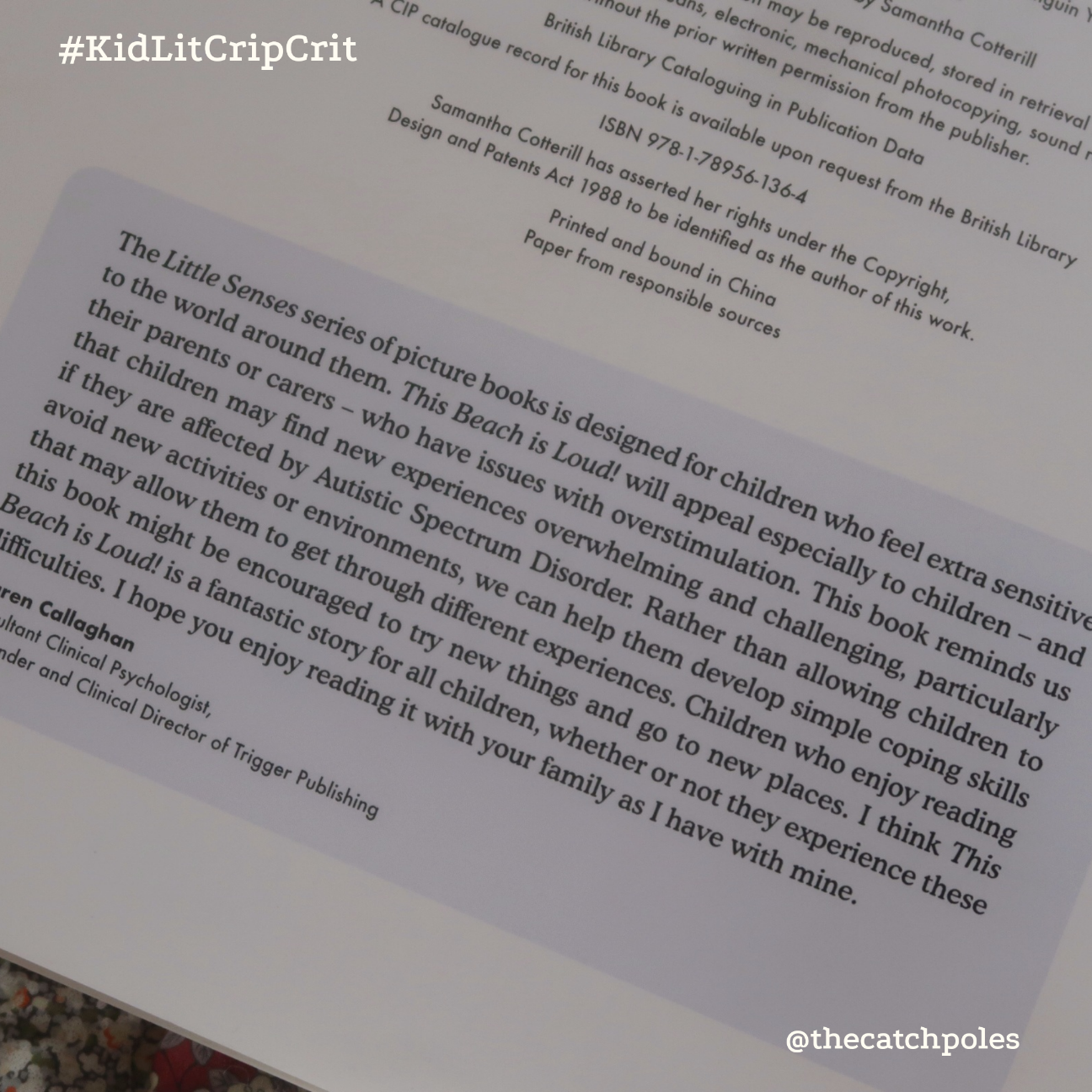 A note at the beginning of the book - it's very wordy & just too long to type out I'm afraid. It's by a clinical psychologist, recommending this book.