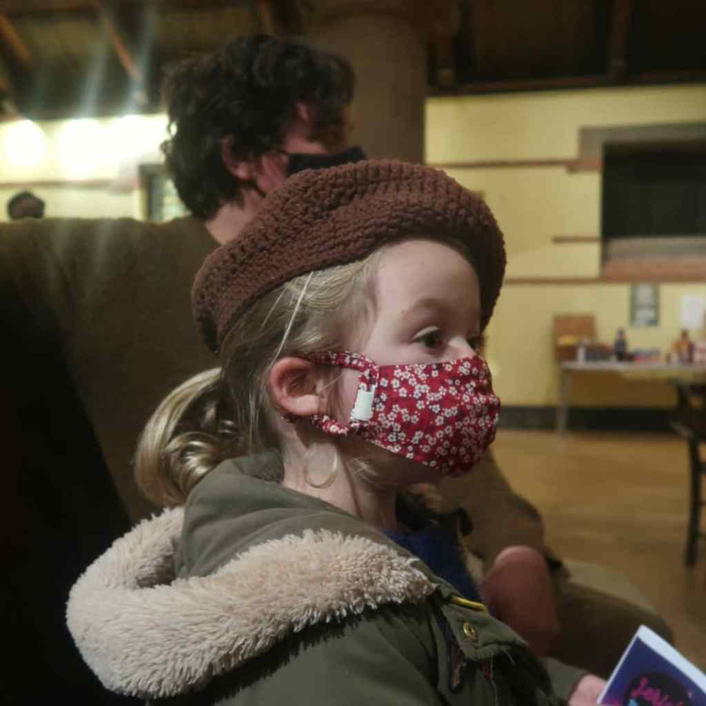 Viola and James, watching Mainie sing