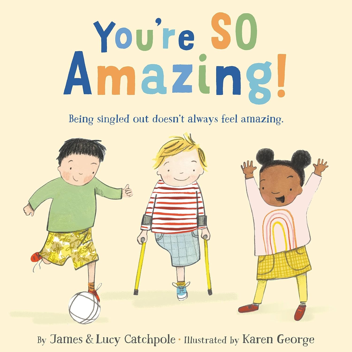 US cover of You’re So Amazing! Strapline: Being singled out doesn't always feel amazing