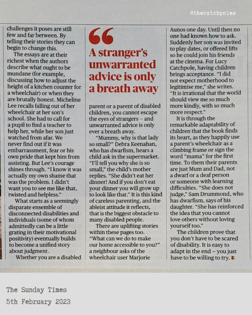 Article contd. Pull quote in red "A stranger's unwarranted advice is only a breath away"