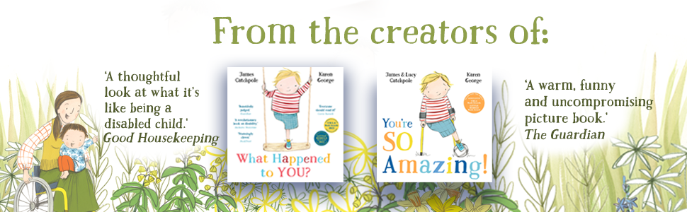 From the creators of: What Happened to You? You're So Amazing! "A thoughtful look at what it's like being a disabled child" "A warm, funny and uncompromising picture book. Image: illustration of a mother in her wheelchair with her child on her lap.