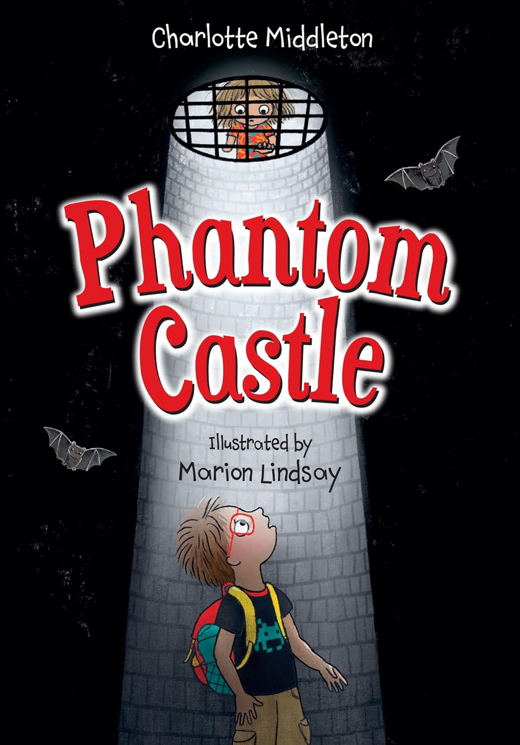 Jpg cover of Phantom Castle. A girl with an arm difference on the cover.