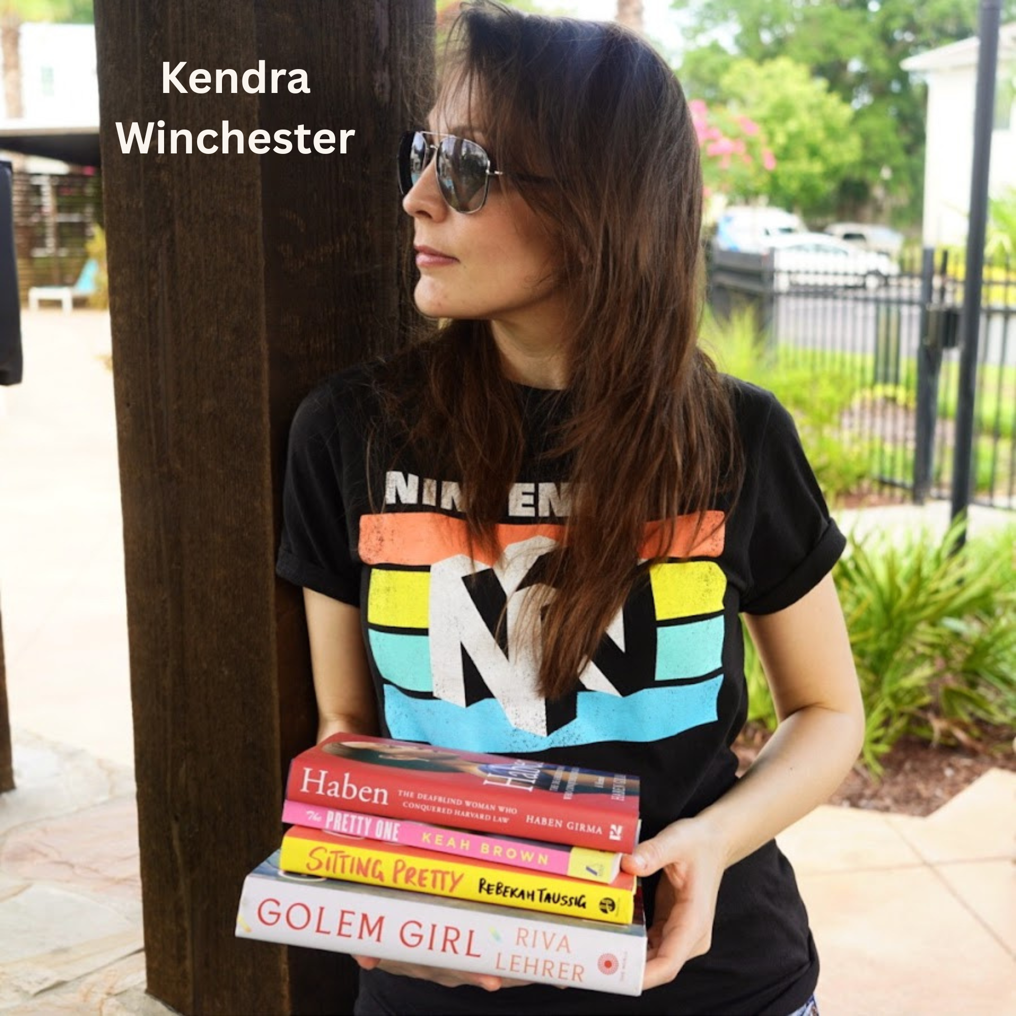 Kendra Winchester, writer, portrait