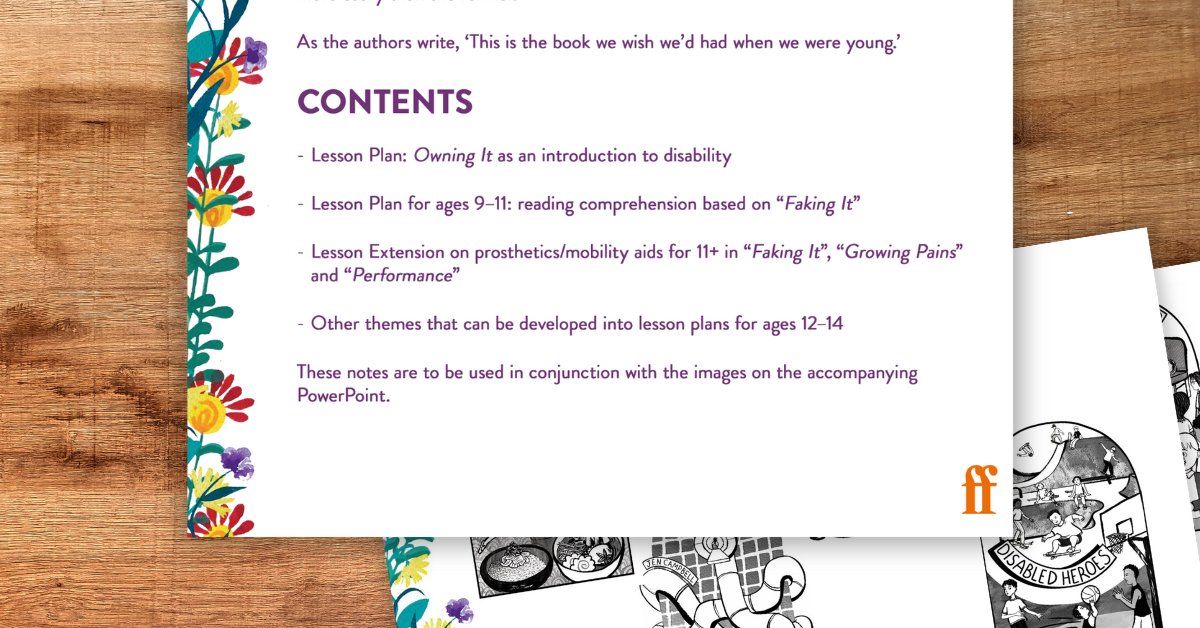 'As the authors write: this is the book we wish we'd had when we were young.' Contents page.